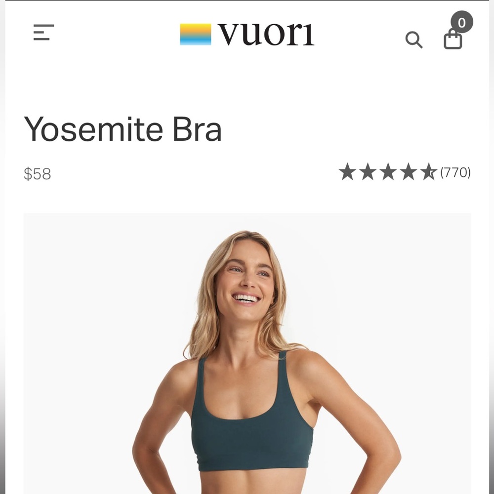 NWT Vuori Bra